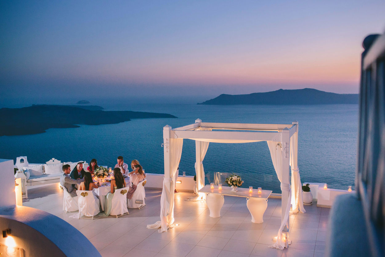 Dana Villas wedding venue | santorini wedding venues | santorini weddings