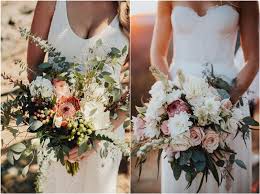 santorini boho wedding flowers