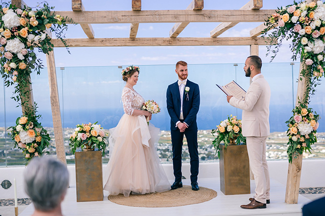 Santorini all inclusive wedding package