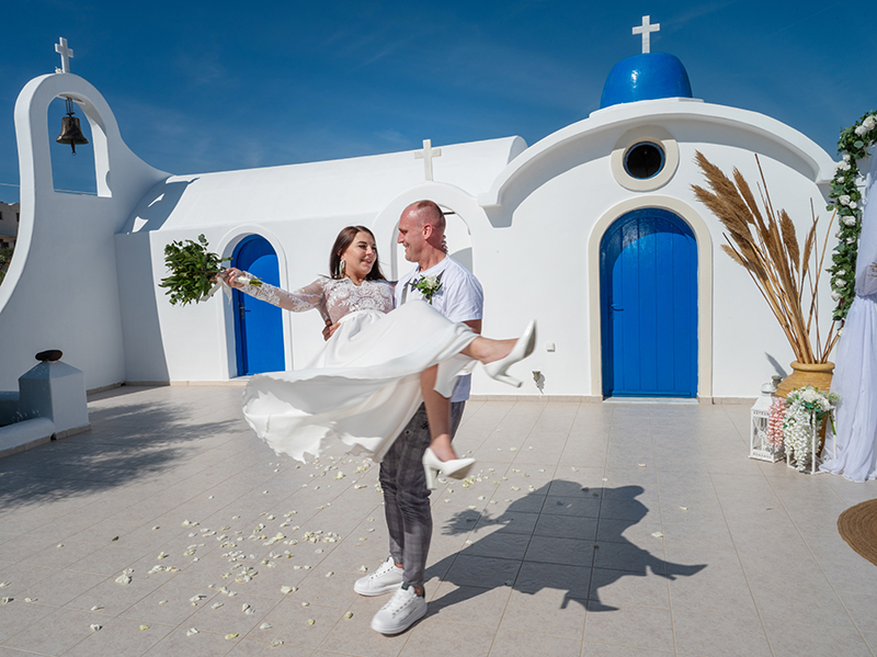Santorini Budget weddings